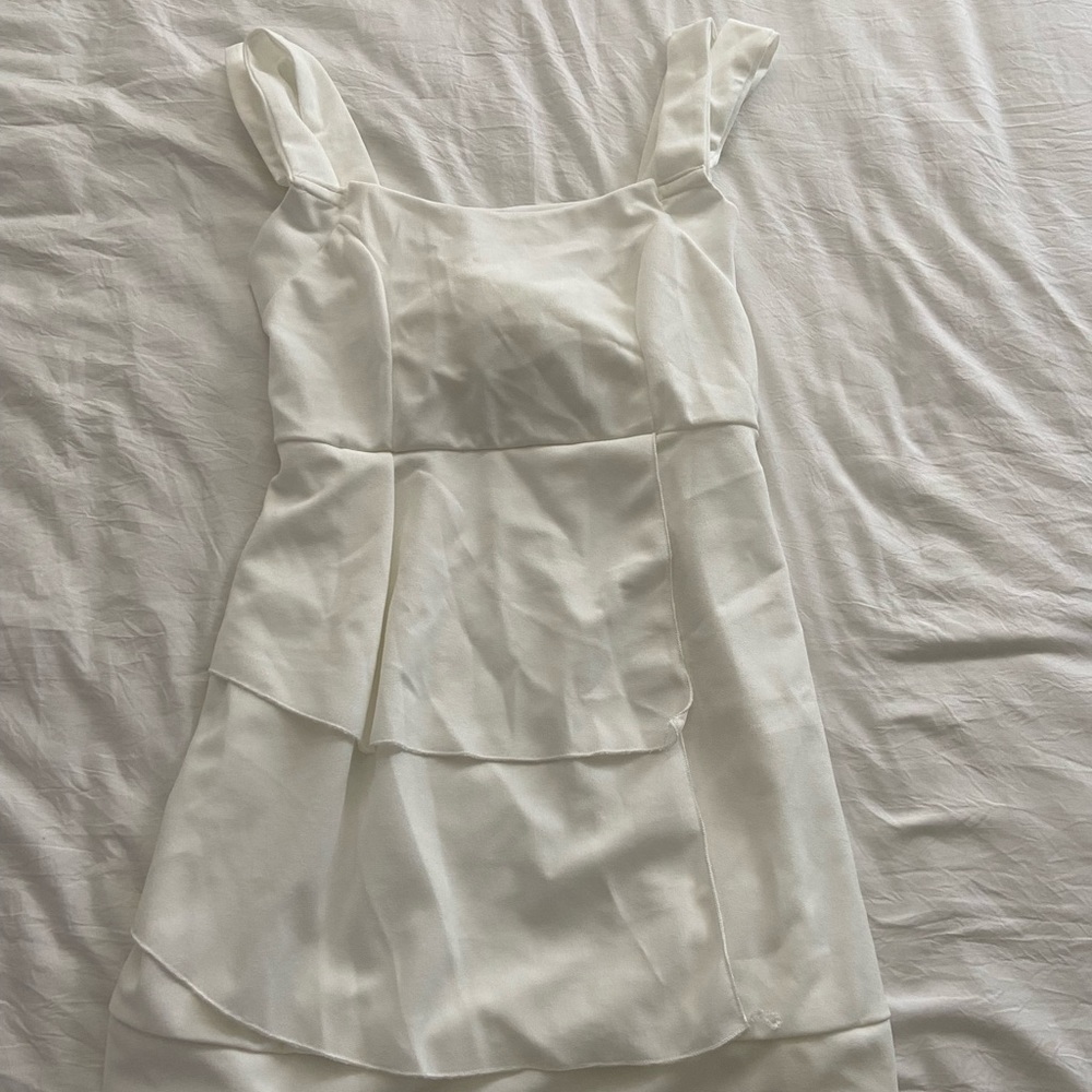 white sun dress